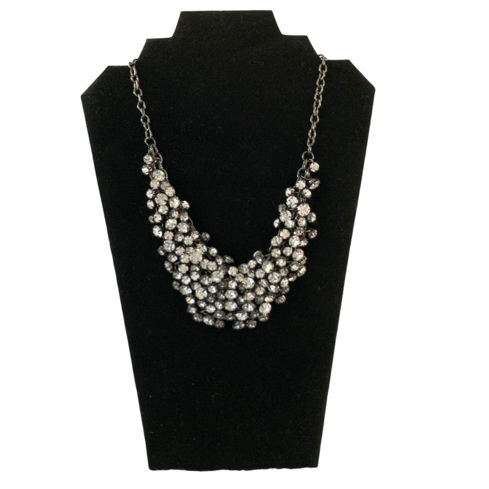 Rhinestone Chandelier Style Necklace Adjustable